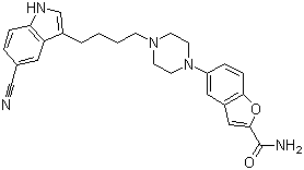 维拉佐酮分子结构 (CAS 163521-12-8)