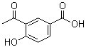 structure of CAS# 16357-40-7, 2'-Hydroxyacetophenone-5'-carboxylic acid