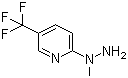 structure of CAS# 163620-24-4, 2-(1-甲基肼基)-5-(三氟甲基)吡啶