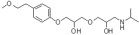 CAS # 163685-37-8, 1-[2-Hydroxy-3-[4-(2-methoxyethyl)phenoxy]propoxy]-3-[(1-methylethyl)amino]-2-propanol