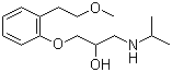 1-[2-(2-甲氧基乙基)苯氧基]-3-异丙基氨基-2-丙醇分子结构 (CAS 163685-38-9)