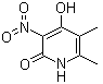 4-羟基-5,6-二甲基-3-硝基-2(1H)-吡啶酮分子结构 (CAS 163803-34-7)