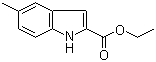 structure of CAS# 16382-15-3, 5-甲基吲哚-2-甲酸乙酯