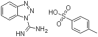 苯并三唑-1-甲脒对甲苯磺酸盐分子结构 (CAS 163853-10-9)