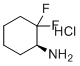 structure of CAS# 1638744-12-3, (1S)-2,2-二氟环己n-1-胺盐酸盐