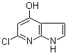 6-氯-1H-吡咯并[2,3-b]吡啶-4-醇分子结构 (CAS 1638763-87-7)