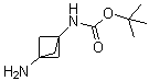 structure of CAS# 1638767-25-5, N-(3-氨基双环[1.1.1]戊烷-1-基)氨基甲酸叔丁酯