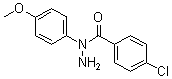 N-(4-氯苯甲酰基)-N-(4-甲氧基苯基)肼分子结构 (CAS 16390-07-1)