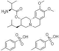 Valbenazine tosylate分子结构 (CAS 1639208-54-0)