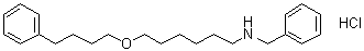 CAS 登录号：163923-18-0, [6-(4-苯基丁氧基)己基]苄基胺盐酸盐
