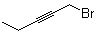 structure of CAS# 16400-32-1, 1-Bromo-2-pentyne
