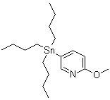 2-甲氧基-5-(三丁基锡烷基)吡啶分子结构 (CAS 164014-93-1)