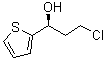(alphaS)-alpha-(2-氯乙基)-2-噻吩甲醇分子结构 (CAS 164071-56-1)