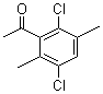 structure of CAS# 164165-77-9, 1-(2,5-Dichloro-3,6-dimethylphenyl)ethanone