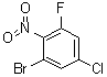 1-溴-5-氯-3-氟-2-硝基苯分子结构 (CAS 1642542-05-9)
