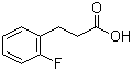 3-(2-氟苯基)丙酸分子结构 (CAS 1643-26-1)