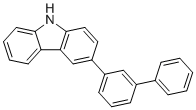 3-([1,1'-联苯]-3-基)-9H-咔唑分子结构 (CAS 1643526-99-1)