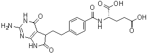CAS # 1644287-27-3, N-[4-[2-(2-Amino-4,5,6,7-tetrahydro-4,6-dioxo-3H-pyrrolo[2,3-d]pyrimidin-5-yl)ethyl]benzoyl]-L-glutamic acid