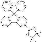 2-(9,9-二苯基-9H-芴-3-基)-4,4,5,5-四甲基-1,3,2-二氧硼杂环戊烷分子结构 (CAS 1644466-71-6)