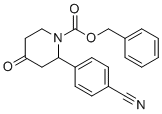 CAS # 1644667-45-7, (�)-benzyl 2-(4-cyanophenyl)-4-oxopiperidine-1-carboxylate