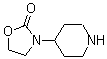 3-(哌啶-4-基)恶唑烷-2-酮分子结构 (CAS 164518-96-1)