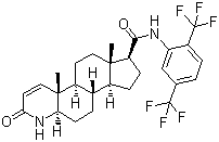structure of CAS# 164656-23-9, 度他雄胺