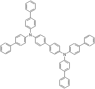 N4,N4,N4'N4'-四([1,1'-联苯]-4-基)-[1,1'-联苯]-4,4'-二胺分子结构 (CAS 164724-35-0)