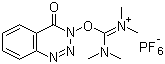 structure of CAS# 164861-52-3, 2-(3,4-Dihydro-4-oxo-1,2,3-benzotriazin-3-yl)-N,N,N',N '-tetramethyluronium hexafluorophosphate