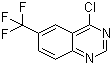 structure of CAS# 16499-64-2, 4-氯-6-三氟甲基喹唑啉