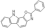 2-苯基-10H-恶唑并[5,4-a]咔唑分子结构 (CAS 1650558-67-0)