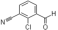 structure of CAS# 165187-24-6, 2-氯-3-甲酰基苯甲腈