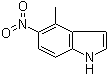 4-甲基-5-硝基-1H-吲哚分子结构 (CAS 165250-69-1)