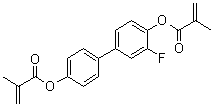 CAS # 165255-16-3, 2-Methyl-2-propenoic acid 3-fluoro[1,1'-biphenyl]-4,4'-diyl ester