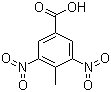 structure of CAS# 16533-71-4, 3,5-Dinitro-4-methylbenzoic acid