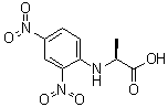 structure of CAS# 1655-52-3, N-(2,4-Dinitrophenyl)-L-alanine