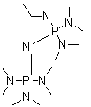 structure of CAS# 165535-45-5, N'''-[P,P-双(二甲基氨基)-N-乙基膦肼基]-N,N,N',N',N'',N''-六甲基亚胺代磷酸三酰胺