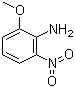 2-甲氧基-6-硝基苯胺分子结构 (CAS 16554-45-3)