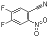 structure of CAS# 165671-05-6, 4,5-Difluoro-2-nitrobenzonitrile