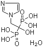 唑来磷酸一水化合物分子结构 (CAS 165800-06-6)