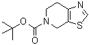 structure of CAS# 165948-24-3, 6,7-二氢-4H-噻唑并[5,4-c]吡啶-5-羧酸叔丁酯