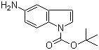 structure of CAS# 166104-20-7, 1-Boc-5-氨基吲哚