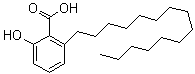 structure of CAS# 16611-84-0, 氢化白果酸