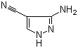 structure of CAS# 16617-46-2, 3-氨基-4-氰基吡唑