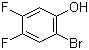 structure of CAS# 166281-37-4, 2-溴-4,5-二氟苯酚