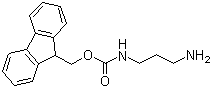 N-芴甲氧羰基-1,3-丙二胺分子结构 (CAS 166410-34-0)
