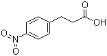 structure of CAS# 16642-79-8, 3-(4-硝基苯基)丙酸