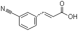 structure of CAS# 16642-93-6, 3-氰基肉桂酸