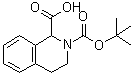 3,4-二氢-1,2(1H)-异喹啉二甲酸 2-叔丁酯分子结构 (CAS 166591-85-1)