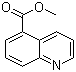 structure of CAS# 16675-62-0, 5-喹啉甲酸甲酯