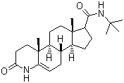 CAS 登录号：166896-74-8, N-叔丁基-3-酮-4-氮杂-5a-雄甾烯-17b-酰胺
